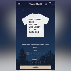Taylor swift red era tshirt official merch